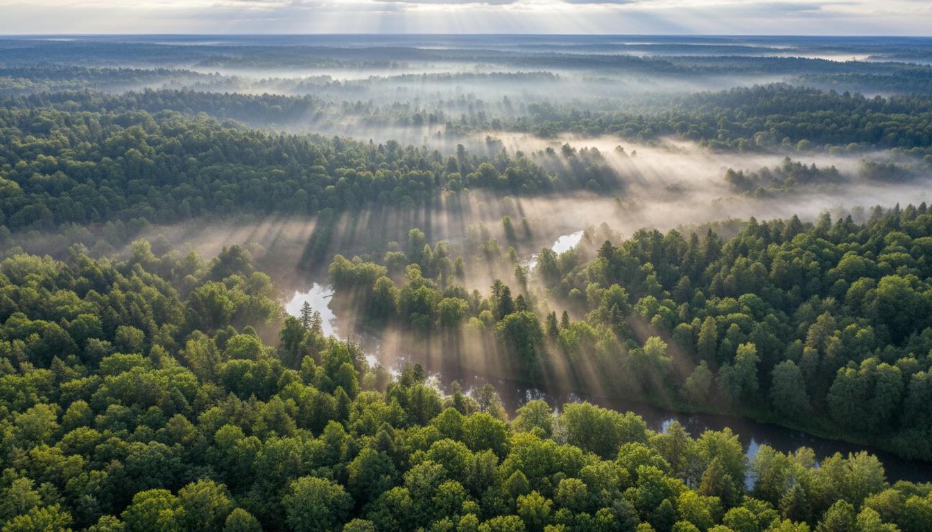 Lush forest canopy